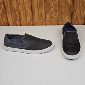 Olukai Lae'Ahi Men's Sz 13 Pavement Gray Mesh Slip On Sneaker Comfort Shoe